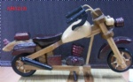Wooden Motorbike